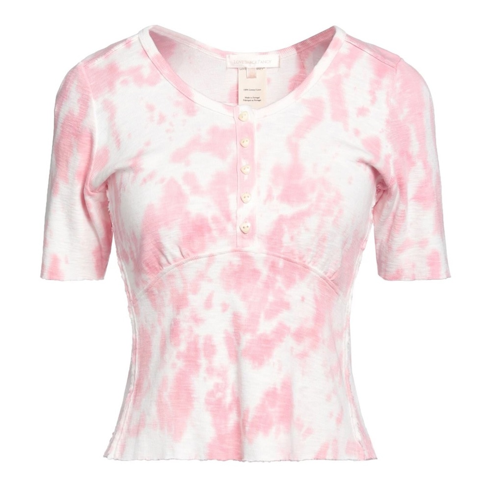 Loveshackfancy Tie Dye Baby Tee T-Shirt